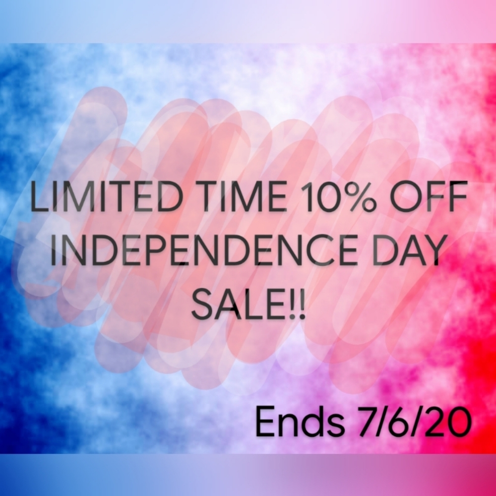 10% OFF Independence Day Sale!!